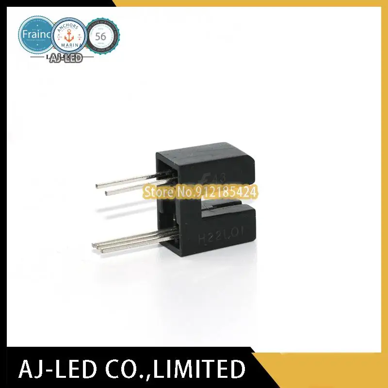 10pcs/lot H22LOI DIP DIP5 photoelectric sensor on the radio to the transmissive switch slot type sensing distance 3mm