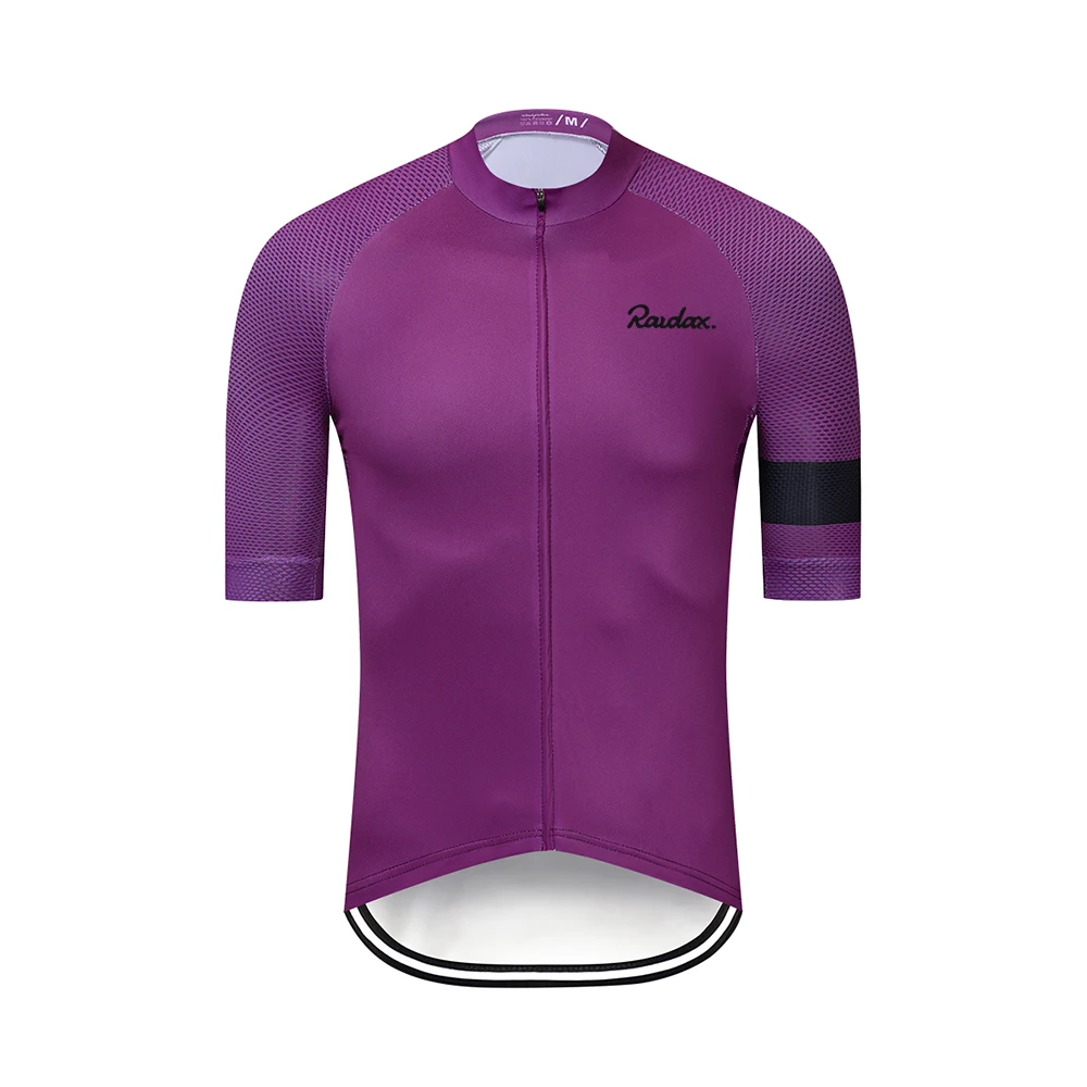 Männer Radfahren Jersey Raudax Klassische Schwarz Radfahren Racing Tops Kurzarm Radfahrer Kleidung Hemd Maillot Sommer Fahrrad Bike Wear – Detail 17