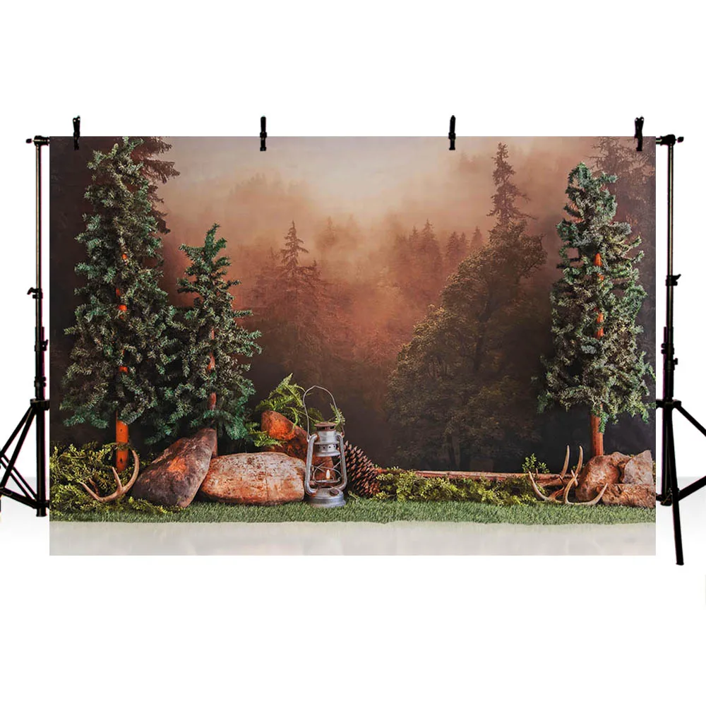 Avezano Neugeborenen Fotografie Kulissen Dschungel Wald Baum Grünland Baby Geburtstag Kuchen Zerschlagen Foto Hintergrund Studio Photozone