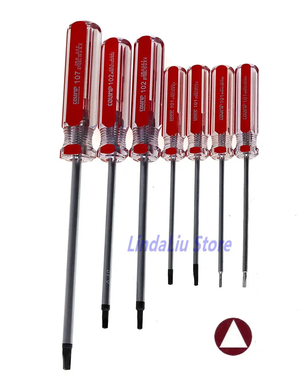 Repair Tool Kit Vanadium Steel Triangle Screwdriver Anti-theft Screw Removal Triangular Tool 1.4/1.8/2.0/2.3/2.7/3.0/4.2 mm