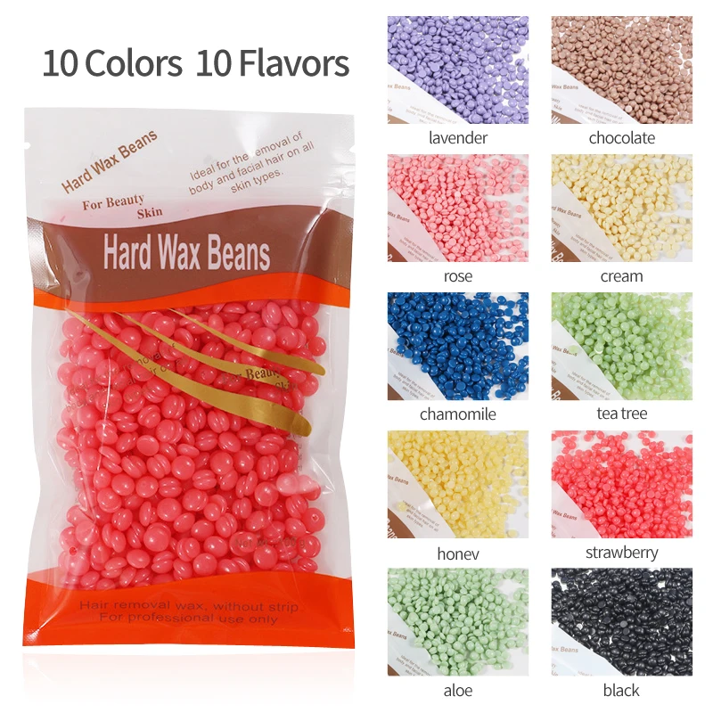 100g/Pack Hair Removal Cream Wax Beans Depilatory Hot Film Wax Pellet Removing Bikini Face Hair Legs Arm  Bean Unisex