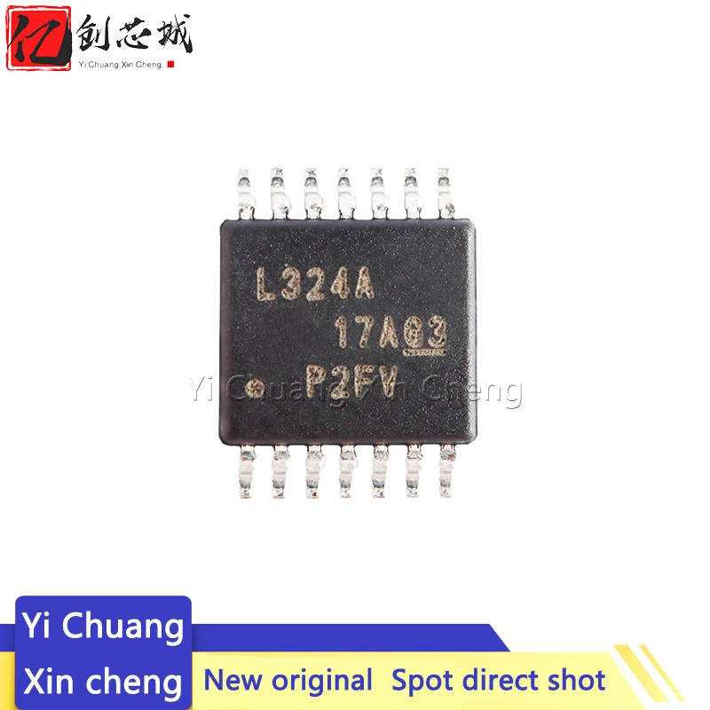 10PCS New Original LM324APWR TSSOP-14 Four Channel Operational Amplifier Chip