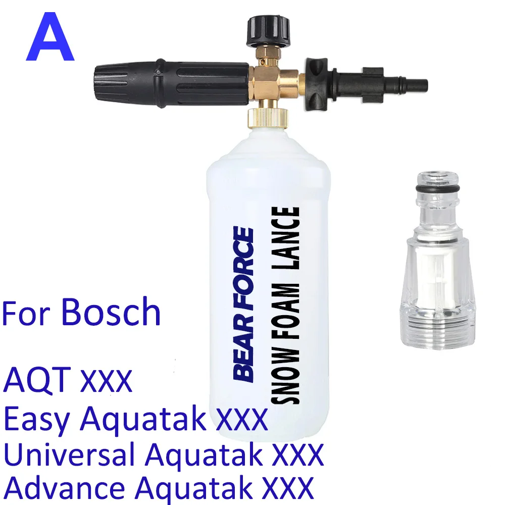 

Пены Сопла/Снег мыло Копье и Фильтр для Воды для Bosche AQT 33-10, 33-11, 35-12, 37-13, 40-12, 42-13, 45-14 Высокого Давления Стиральная Машина