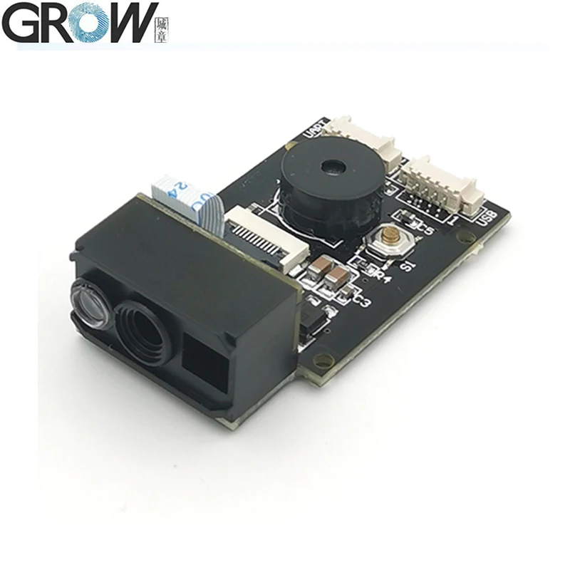 GROW GM77 640*480CMOS DC5V USB UART Interface 1D 2D Bar Code Qr Code Scanner Module Reader Passport Code Readble