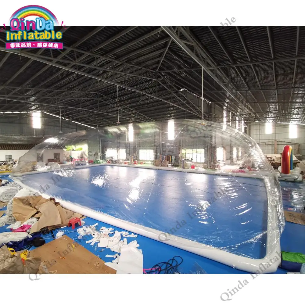 In Made China Inflatable Dome Bubble Tent For Swimming Pool Cover Durable Inflatable Pool Tent flatable         flatable