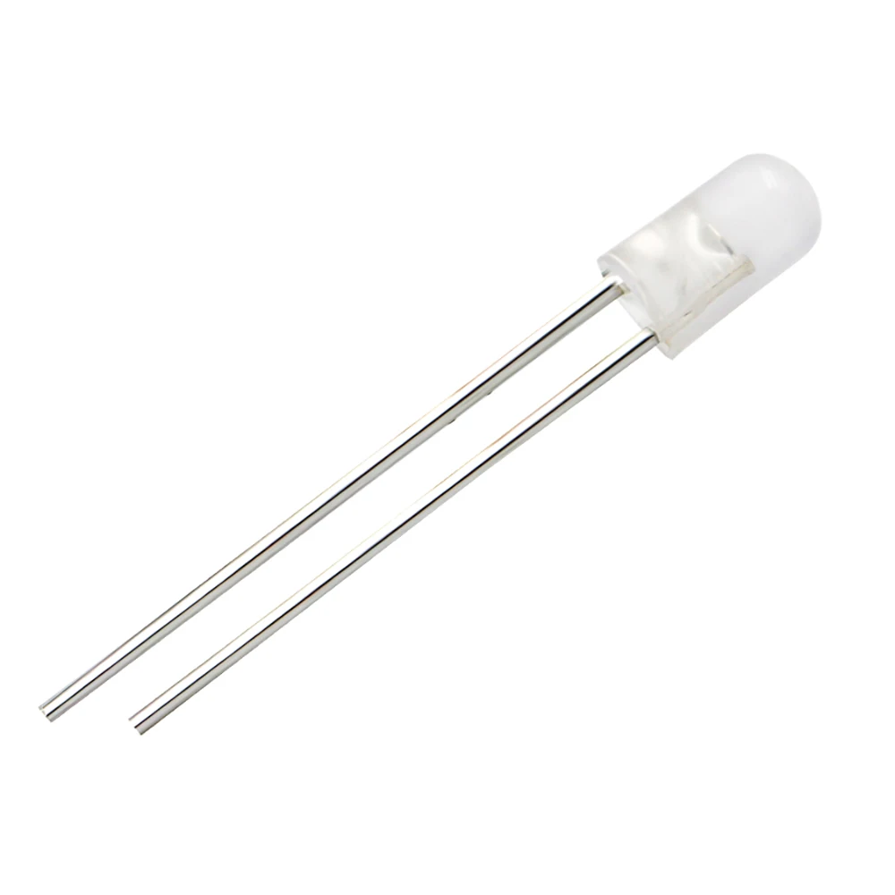 1000pcs 3mm Round No edge Short Legs Diffused Color White Red Blue Green Yellow Directly Inserted LED light-emitting diode