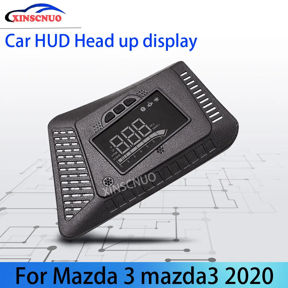 Car HUD Head Up Display For Mazda 3 For Mazda3 Axela 2014-2018 2019 2020 OBD Speedometer Projector Airborne computer