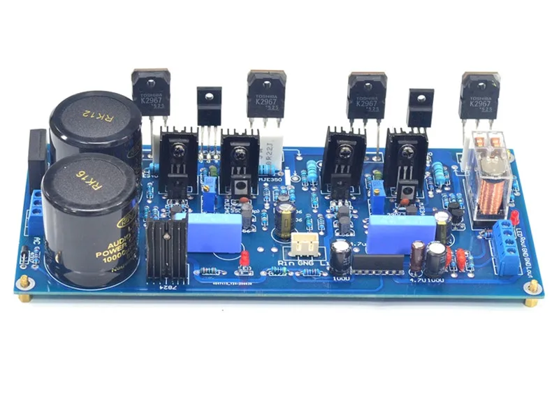 V21 K2967 Field Effect Tube Discrete 100W *2 HIFI Dual Channel Stereo Audio Amplifier Board