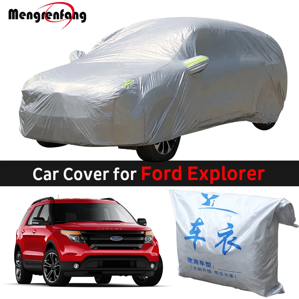 Per Ford Explorer 1991-2019 Copertura per auto Outdoor Anti-UV Parasole Pioggia Neve Protezione antigelo Copertura SUV A prova di polvere