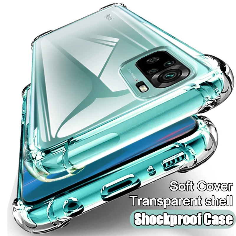 Luxury soft shockproof clear phone case For Xiaomi Redmi Note 11 10 9 8 7 6 Pro 8T 9S 10S 10 9 Pro Max 9A 8A K20 K30 back cover