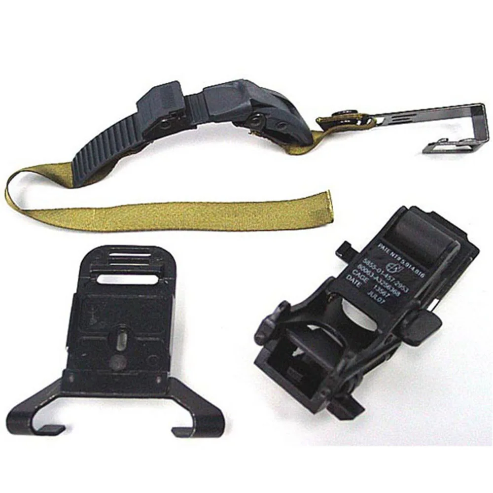 Imagem -03 - Rail Mounts Braço Mount Holder Adaptador para Capacete Montado na Cabeça Óculos de Visão Noturna Acessórios de Caça Pvs14 j e