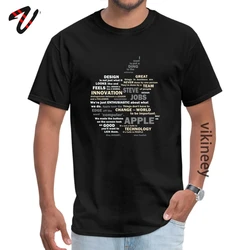 Apple Quote Wordcloud Text Letter Print New Tops Shirt Europe Brand New Fashion Streetwear Tshirt for Men Programmer T Shirt