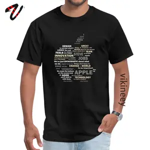 Hot Sale Apple Steve Jobs Cotton TShirt Plus Size Short Sleeve T Shirts In  Fashion Biting Apple Funny T-shirt XXS To 4XL - AliExpress