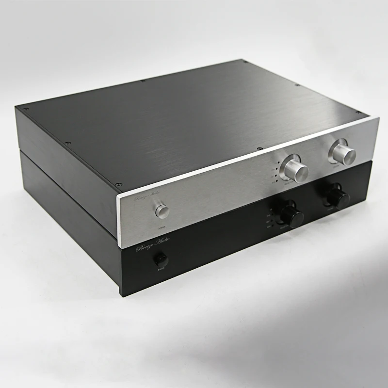 NIEUWE aankomen Aluminium Voorversterker Chassis Compleet en prachtige Case Eindversterker Audio Box DIY Behuizing 430*70*308 MM