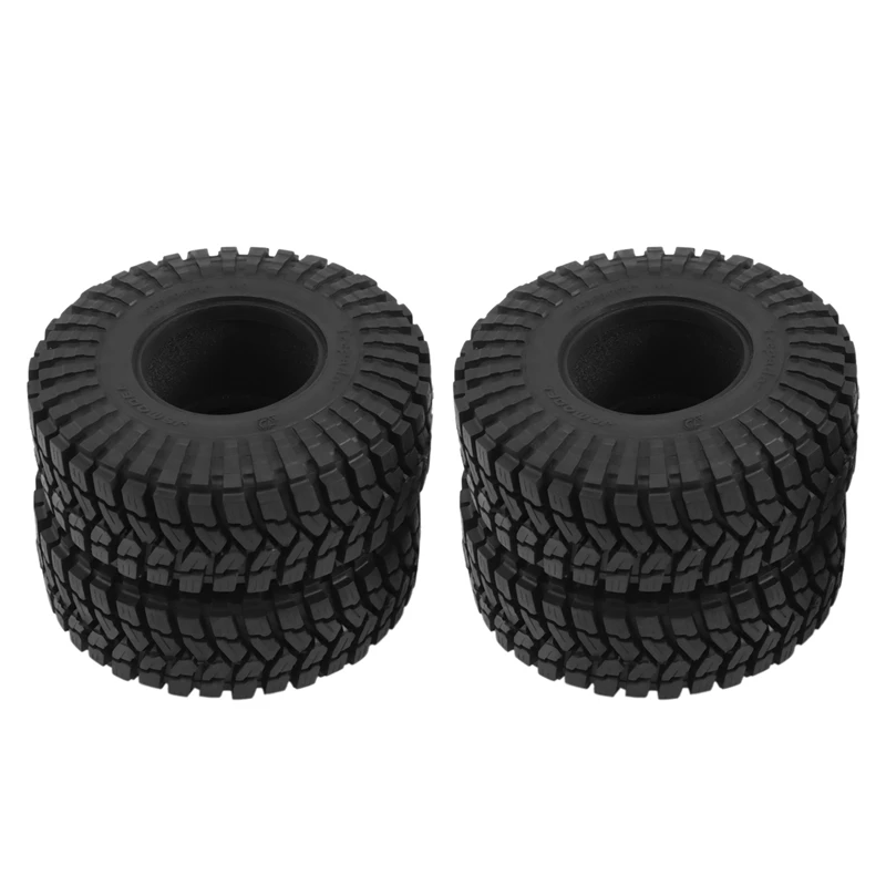 4PCS 110x39MM 1.9 Rubber Wheel Tires Tyre for 1/10 RC Crawler Car Axial SCX10 90046 SCX10 III AXI03007 Traxxas TRX4 D90