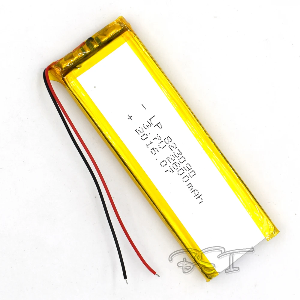 3.7V Polymer Lithium Battery 823090 Rechargeable Li-ion Cell 2600mAh For MP5 Navigator GPS MP3 MP4 Ebook Speaker Camera