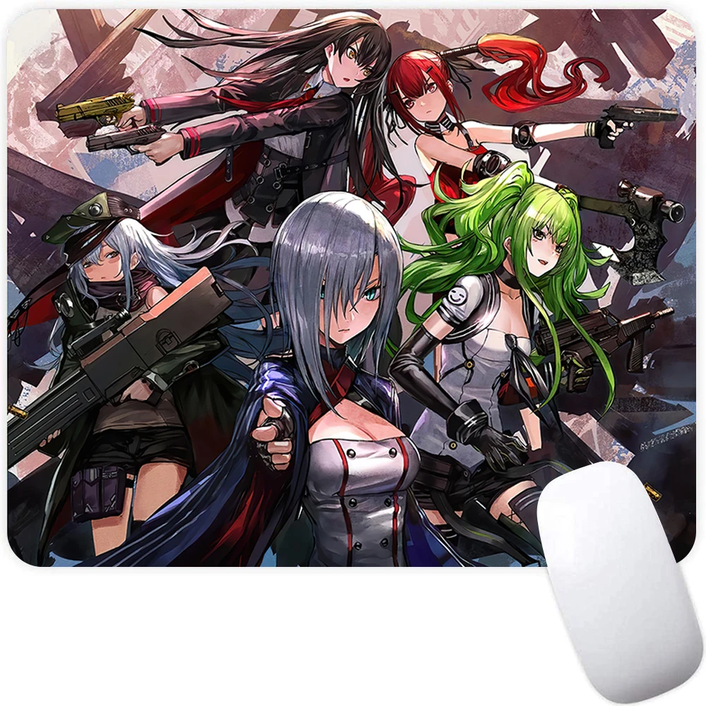 Girls Frontline Small Gaming Mouse Pad Computer Mousepad PC Gamer Mouse Mat Laptop Mausepad Mouse Carpet Keyboard Mat Desk Pad