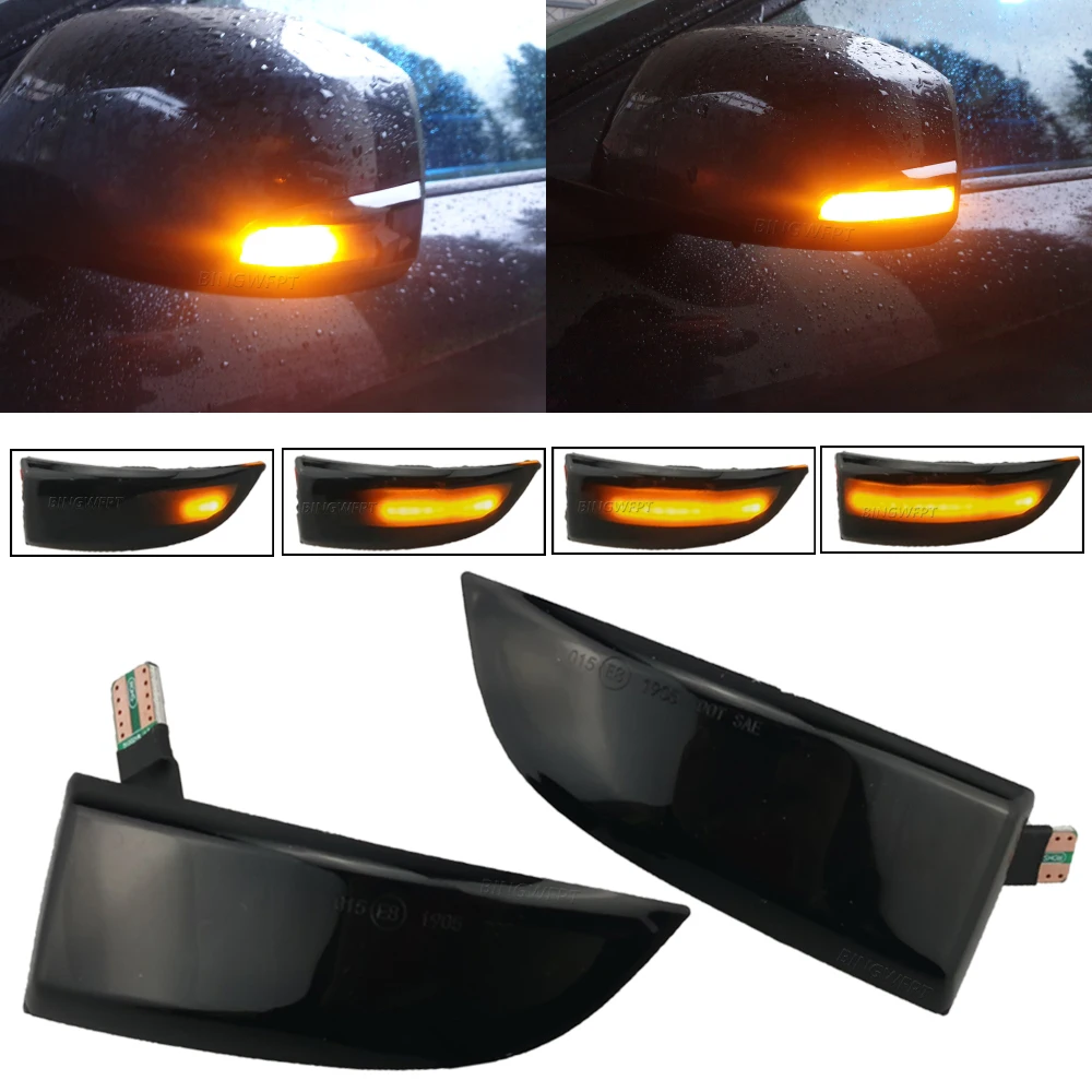 Pair LED Blinker Side Mirror Light For Renault Fluence Latitude 2010 2011 2012 2013 2014 2015 Dynamic Turn Signal