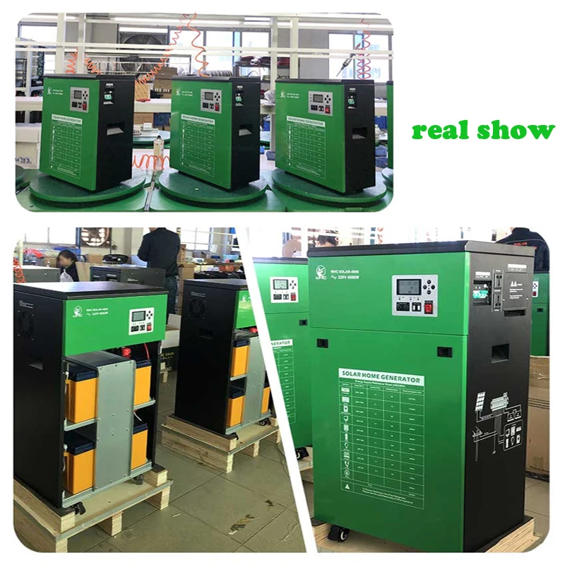 Generador de energía Solar fuera de la red, uso doméstico, 4000 vatios