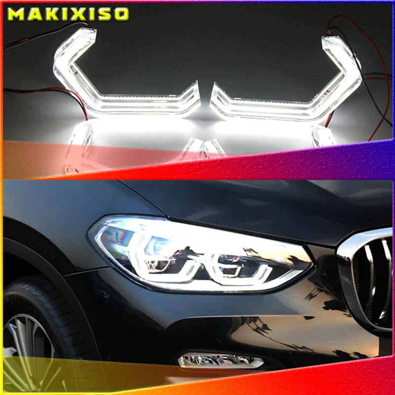 

M4 style LED Angel Eyes For BMW M2 ME M4 M5 F10 F12 F13 F18 F30 F31 F32 F33 F34 F35 F36 E46 Cabrio Coupe 2D auto accessory