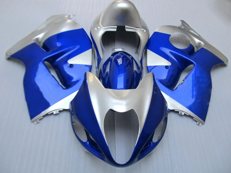 

Brand New Chinese fairing kits for Suzuki 1996 1997 1998 1999 2007 GSX 1300R GSXR1300 blue silver motorcycle fairings parts