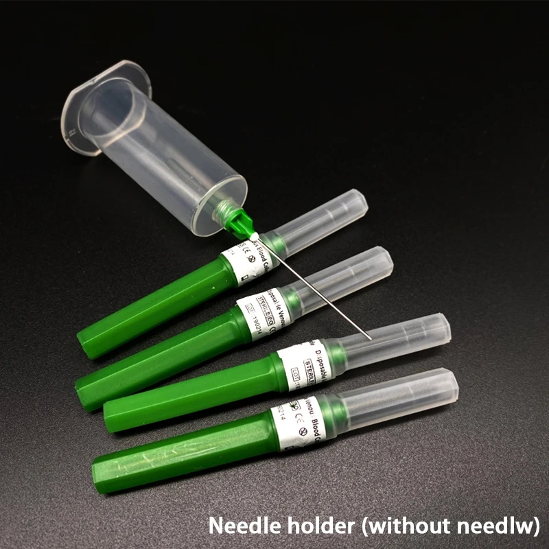 Needle Holder Disposable  Plastic accessories are suitable for all kinds of blood collection needles vacuum blood Tube Holder