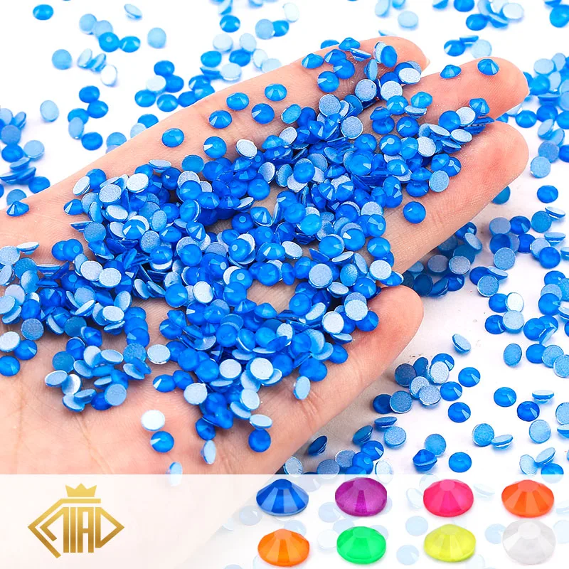 Noctilucent Neon Rhinestones Luminous Glue On Non hotfix Fluorescence Glitter 3D Charm Garment Decorations DIY Art