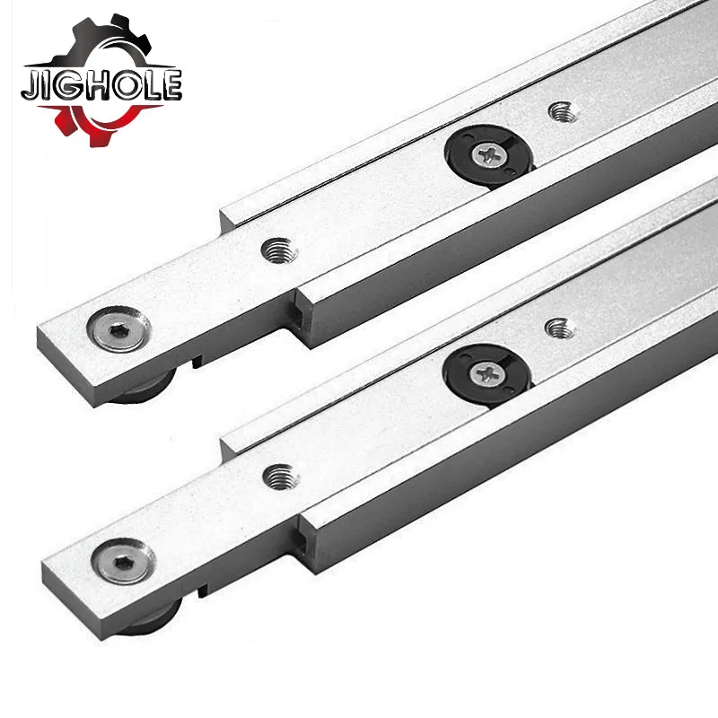 Aluminium Alloy T-tracks Slot Miter Track and Miter Bar Slider Table Saw Miter Gauge Rod Woodworking Tools DIY