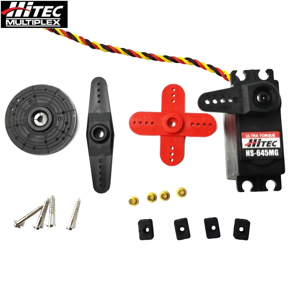 Hitec HS-645MG HS645 Metal Gear grande coppia Servo Standard per 1:10 1:12 RC aereo camion cingoli barca