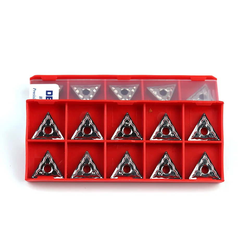 Deskarar-Cabezal de corte de aluminio y cobre, herramienta de hoja de torneado CNC, TNMG160404 HA K10 TNMG160408 HA K10