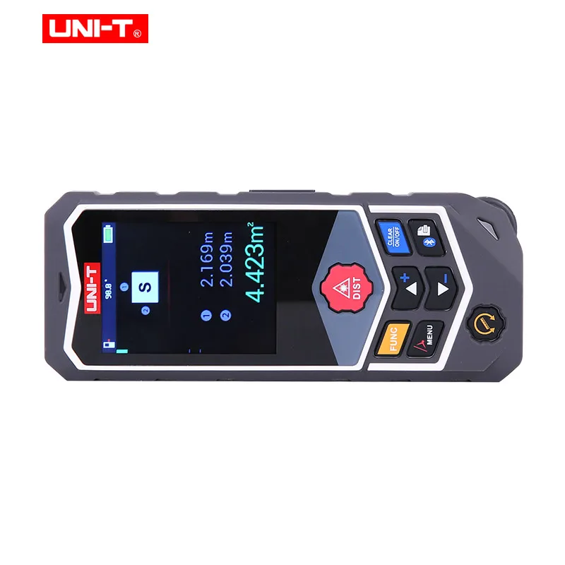 UNI-T LM120D PRO مقياس مسافات الليزر عجلة نوع المدى مكتشف الليزر مسطرة إلكترونية / قراءة الصوت مع بلوتوث