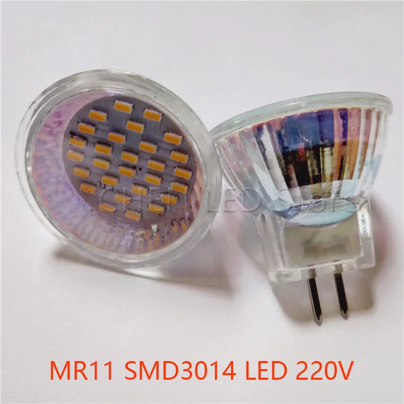 Wholesale price Dimmable MR11 COB LED Light Bulb 5W 12V 220V Bright Mini COB lamp Warm/Cool White MR11 SMD3014 Spotlight Bulb