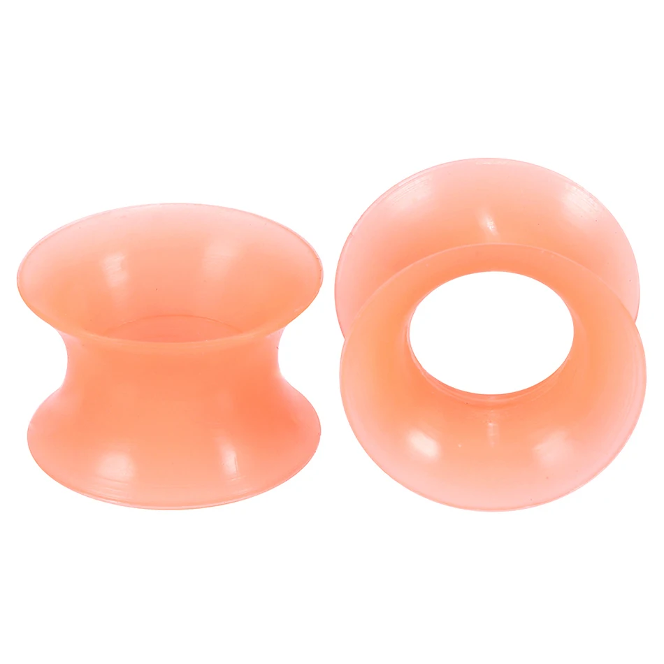 2 Teile/los 3-16MM Flexible Silikon Ohrstöpsel und Tunnel Ohr Piercings Earlets Ohr Bahren Expander Ohr Dilatationen körper Schmuck
