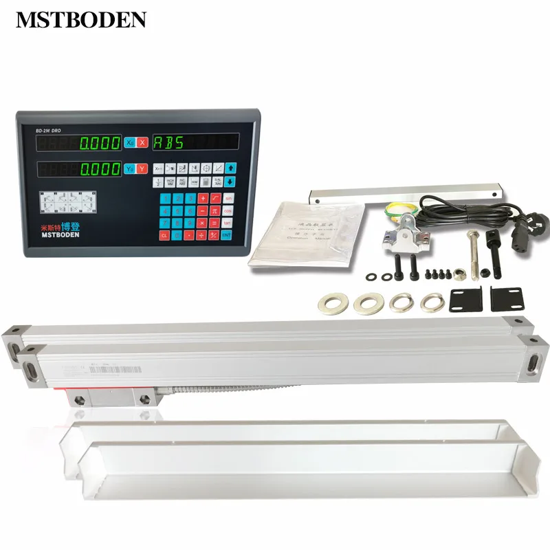 1um Set meal High Precision Optical Digital Linear Electronic Grating Ruler  Encoder 2 3 Axis Lcd Dro Lathe Milling Machine