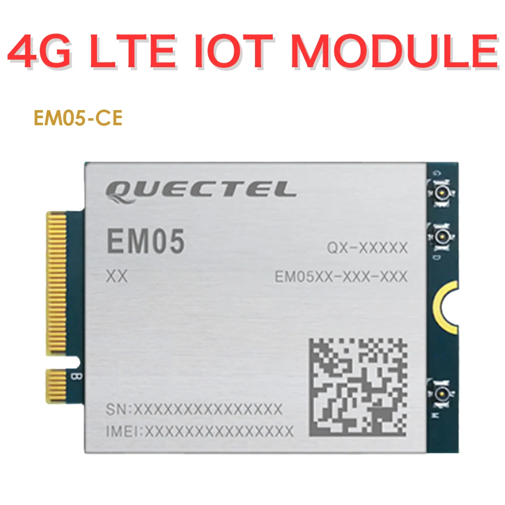 

EM05-CE/EM05CEFA-512-SGA 4G LTE Wireless Industrial IOT/M2M-Optimized Cat 4 M.2(NGFF) Module LTE TDD B38/B39/B40/B41