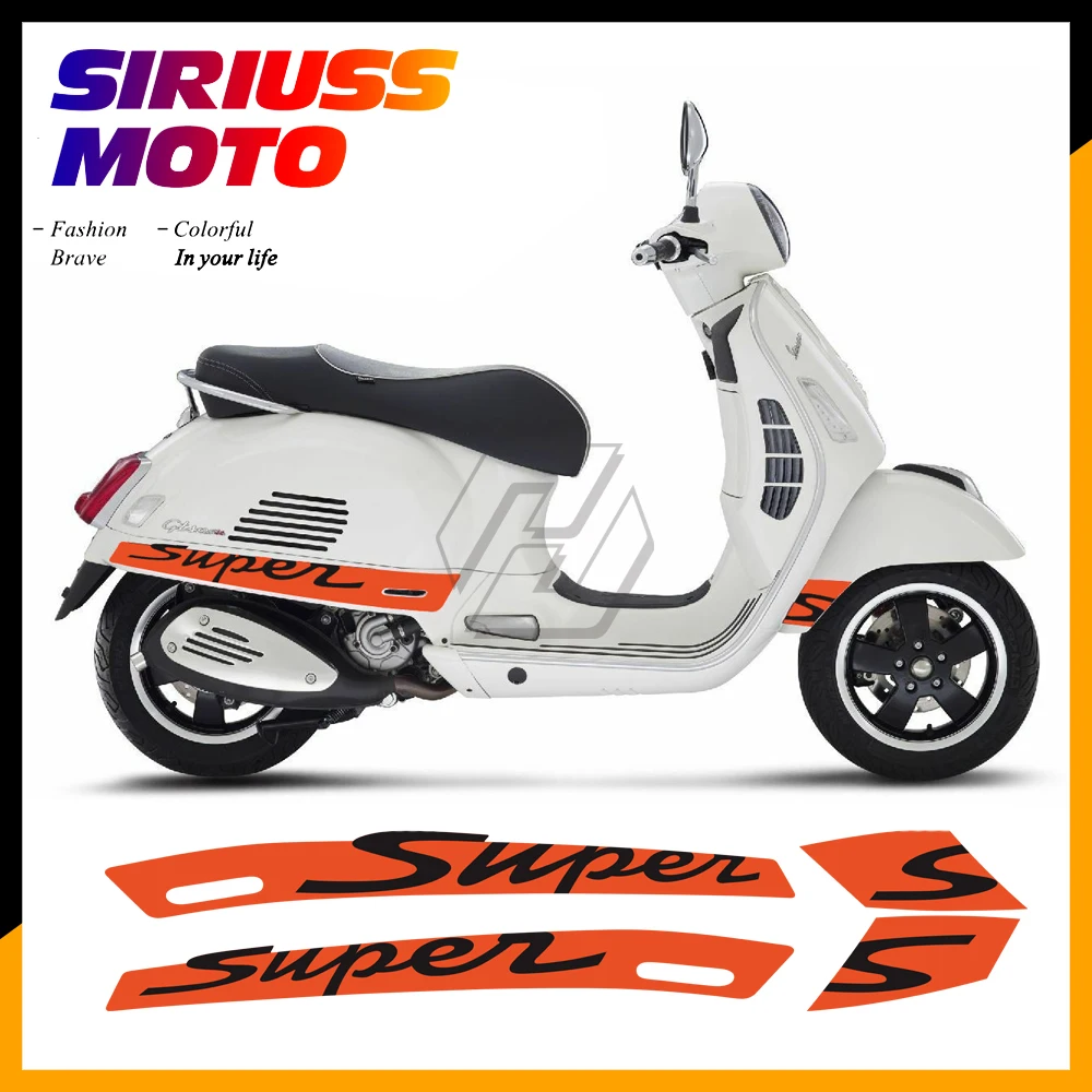 Motorcycle Decal Case for Vespa GTS 300 GTS300 Sport Super Sticker