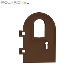 Building Blocks Technicalal parts4x6 dome door with window and keyhole 1 PCS MOC Compatible With brands toys for children 64390