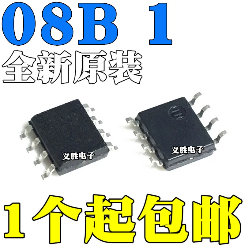 2PCS New and original AT24C08 AT24C08BN-SH-T 08B 08B1 SOP8 Bversion Encapsulate the SOP - 8, nonvolatile memory chips