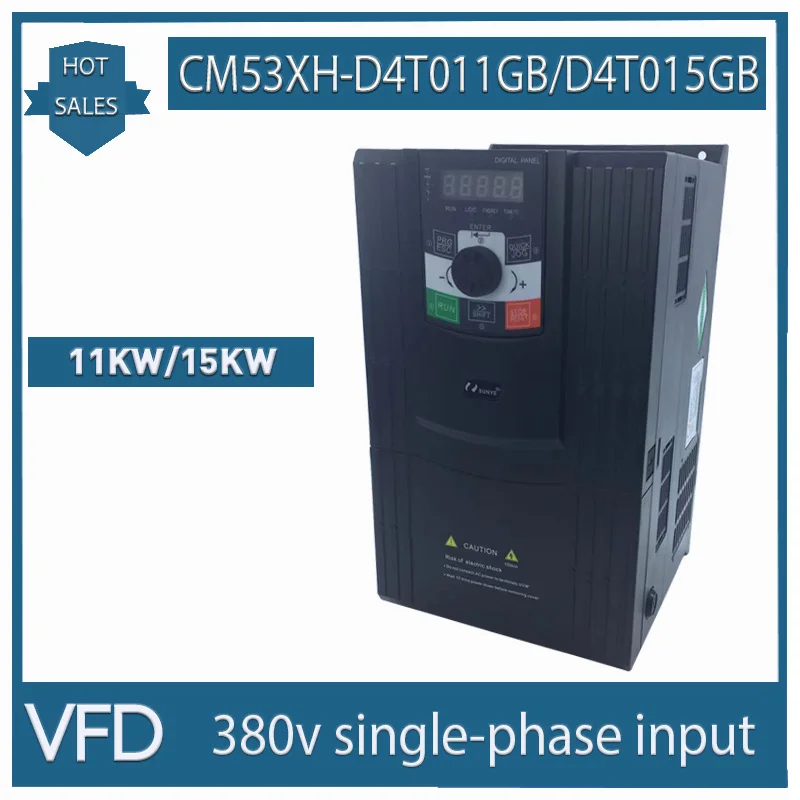 

VFD inverter 11KW / 15KW 380V three-phase input inverter CNC spindle motor speed controller CM53XH-D4T011GB/D4T015GB controller