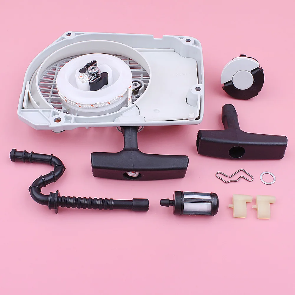 Adefol Rewind Rewind Pull Starter Pawl per Stihl 034 036 MS340 MS360 Kit tappo linea filtro carburante motosega ricambio