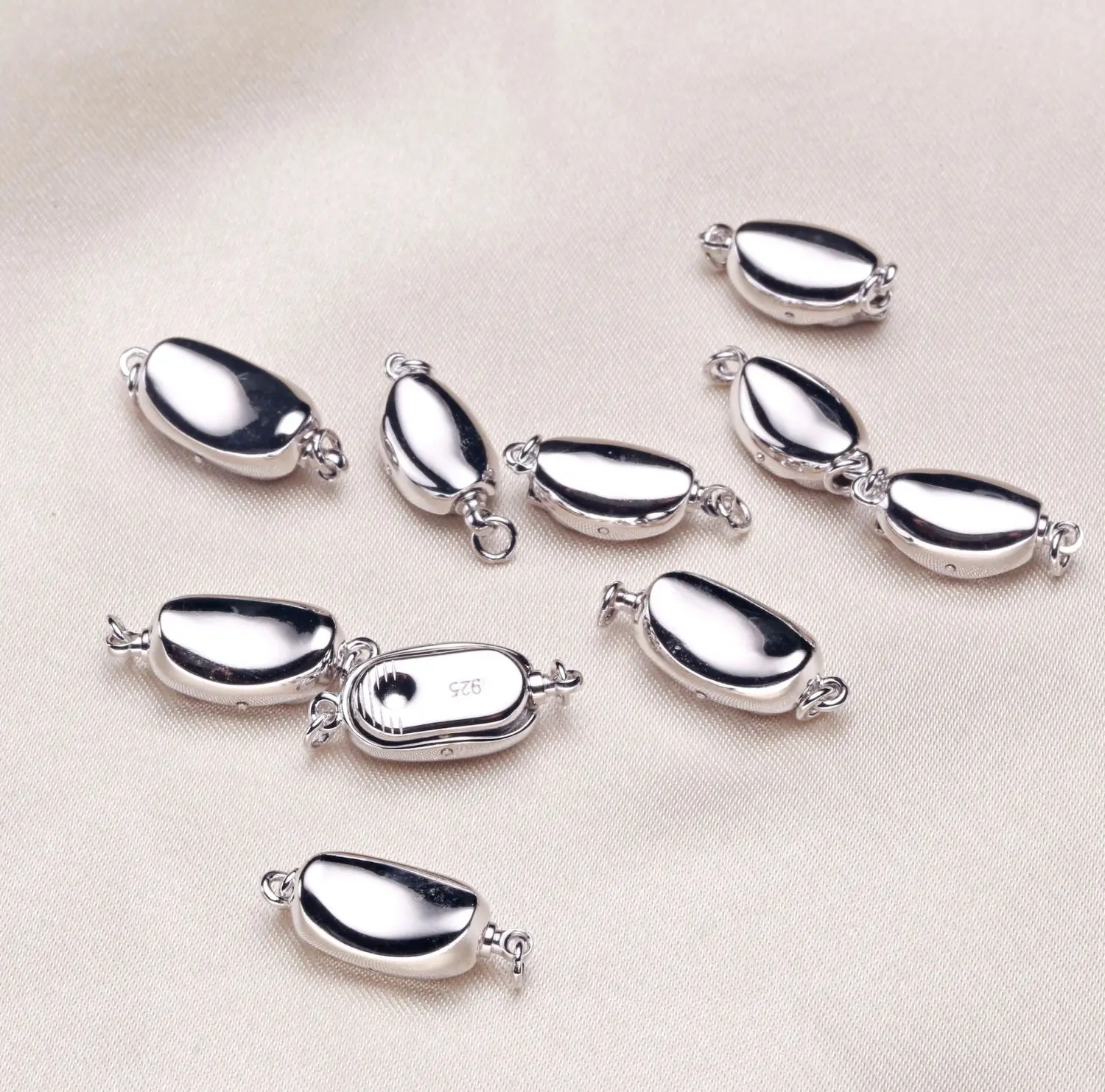 

New Fashion Jewelry Findings Wholesale Necklace Bracelet Clasps and Hooks Jewellery Accessory Parts Settings, 10pcs/lot