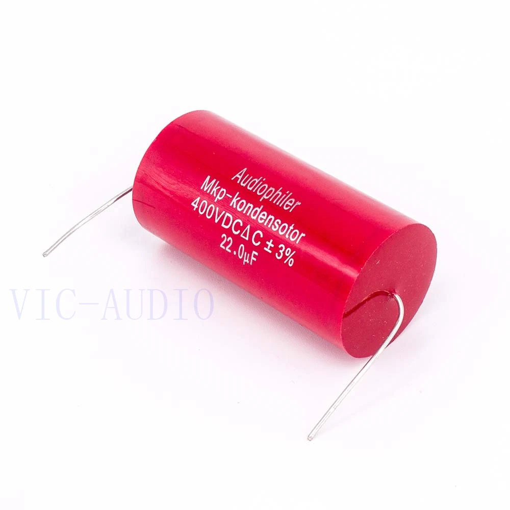 

Audiophiler Mkp Capacitor 22uf 400V DC 3% HIFI Fever Electrodeless Capacitor Audio Capacito Coupling Frequency Dividing 22uf