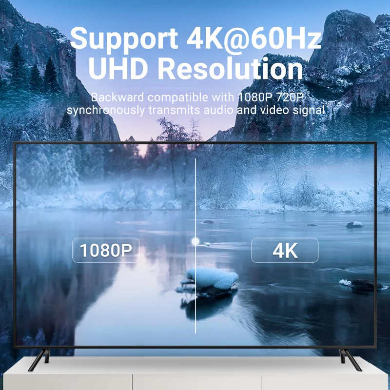 Адаптер Vention Type C HDMI USB C — 4K HDMI 2.0 для MacBook Samsung Galaxy S10/S9 Huawei Mate 20 P20 Pro USB C HDMI НОВЫЙ