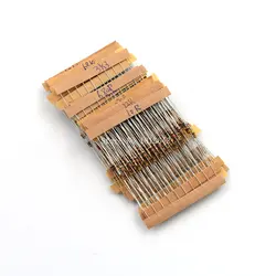 300PCS/LOT 1/6W 5% Carbon Film Resistor Kit Resistance Assortment Pack Mix Selection 10 ohm-1M ohm 30 Values Each 10PCS