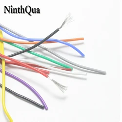 5m 26AWG  28AWG 30AWG Flexible Silicone Wire Soft RC Copper Cable UL Black/Brown/Red/Orange/Yellow/Green/Blue/Purple/Gray/White