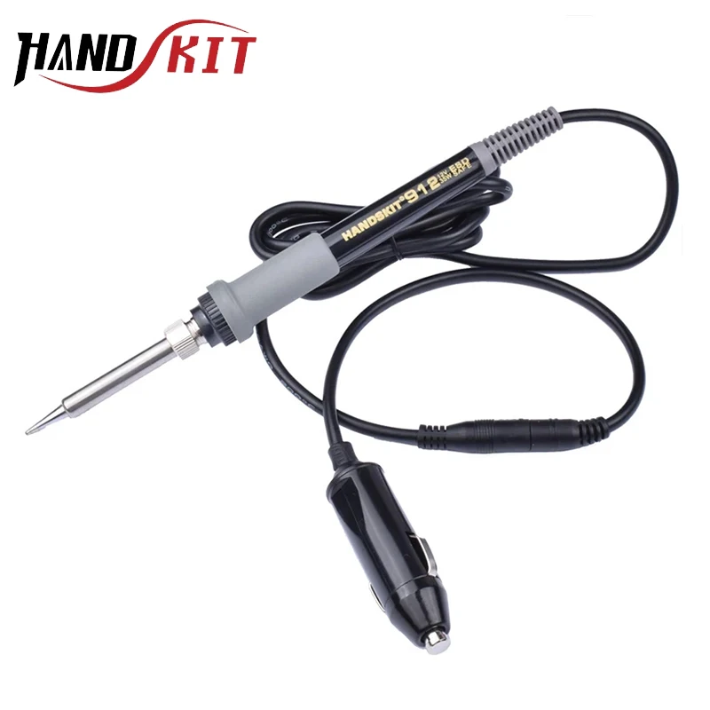 35W Car Electric Soldering Iron Internal Ceramic Heating 12-24V Safety Low Voltage Portable Electronic Repair Welding Tools