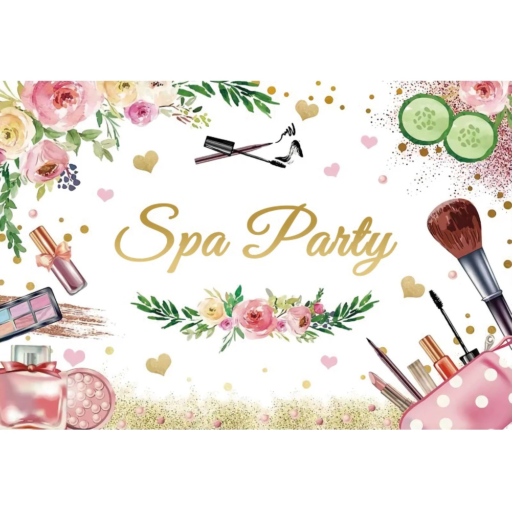 Yeele Spa Make-Up Pamper Party ฉากหลังสำหรับสาววันเกิดการถ่ายภาพฉากหลังการถ่ายภาพสำหรับสตูดิโอถ่ายภาพ