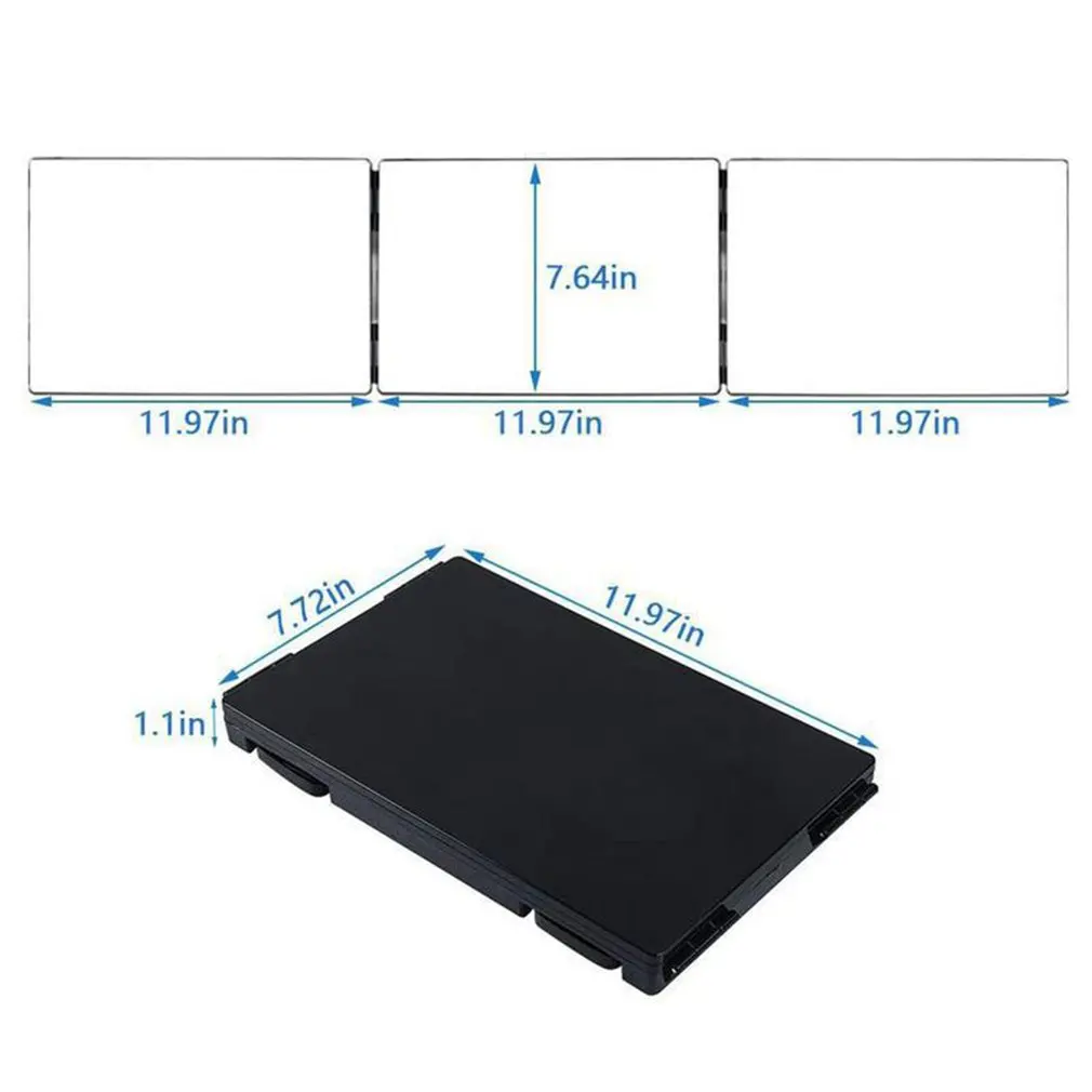 Ba Lần Gương Một Góc Nhìn Rộng 360 Độ Tập Luyện Trang Trí Nhà Gương Tự Cắt Tóc Và Tạo Kiểu Tóc tự Làm Tóc Dụng Cụ