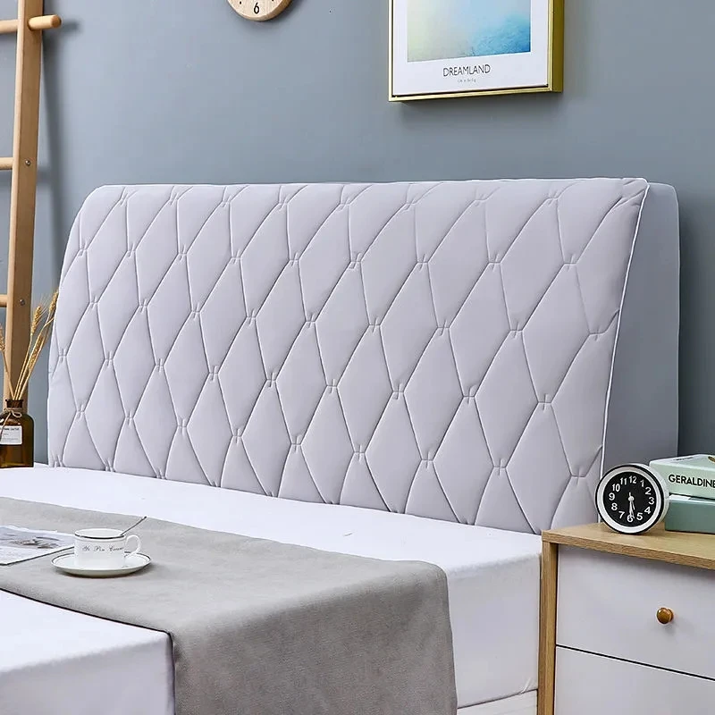 Thick Dutch Velvet Anti-collision Headboard Dust Covers Soft Case Solid Wood Bedhead Cover Stretch Cloth Universal Bedside Cover