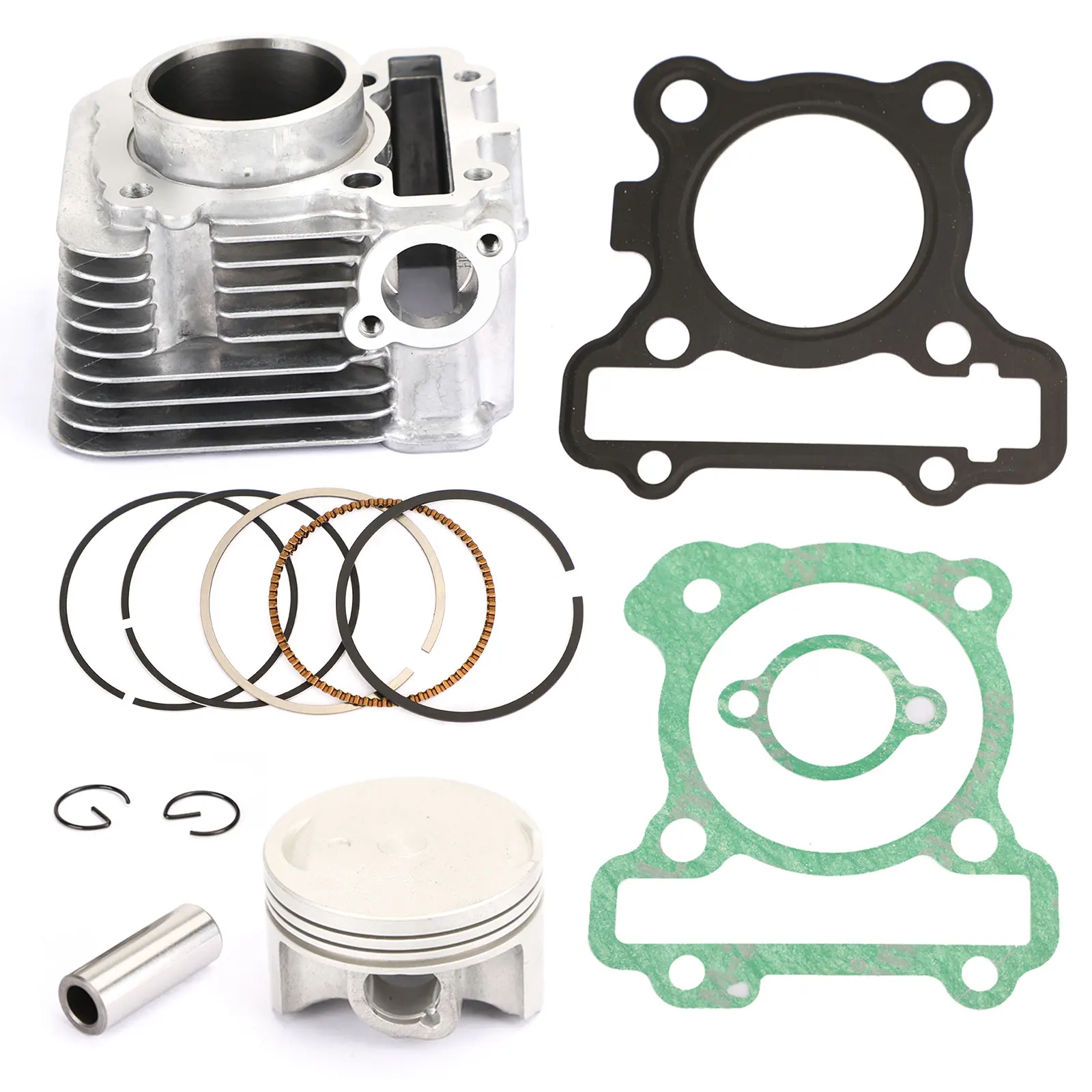 Artudatech Cylinder Piston Gasket Kit 52.4mm Fit for Yamaah MIO M3 / MIO i 125 / LTS125 Motorcycle Parts